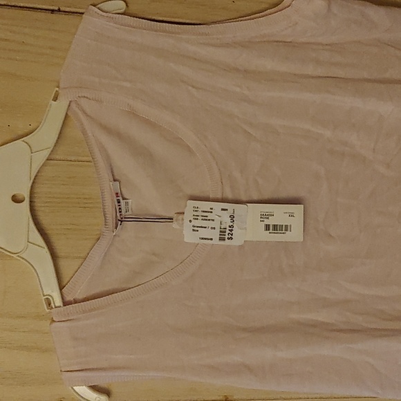 Rodier NWT Silk Cotton Light Pink Tank Top New Size XXL Vintage Plus Size Top - Picture 8 of 9